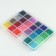 Set for creating jewelry, 24 colors, size 1 piece: 3 mm., Fishing line, scissors, accessories
