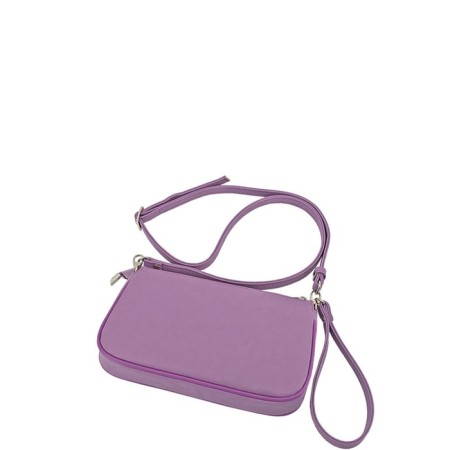 Cross-Bodi bag, lightning department, lilac color 16x25x3cm-1