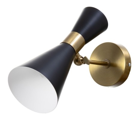 Sconces "Bianca" 1he27 40W black and gold 12x26x26 cm
