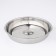 Stainless steel cover, 28 × 28 × 4.5 cm, round
