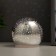Nightlight "Mirror ball Sky" Led RGB from batteries 2haa chrome 10x10x10cm Risalux