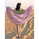 Pareo and beach rug "You are my best half", d = 150 cm
