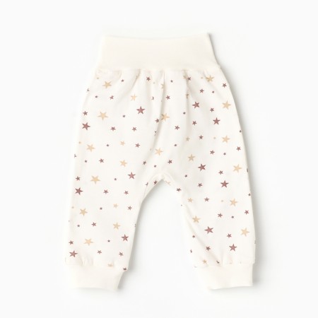 Children's sliders "Antoshka", white color/stars, height 68-3