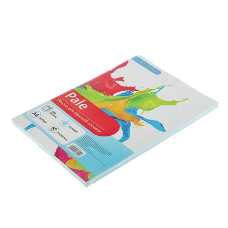 Color A4 paper, 100 sheets of Calligrata Pastel, Blue, 80 g/m²-1