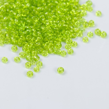 Beads "Zlatka" 08/0, 3 mm, 10 g 0004 Salad