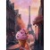 Picture on numbers in the tube "Magic Paris", 30 x 40 cm