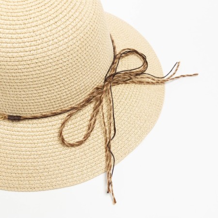 Women's hat minku beige color, rr 56-58-3