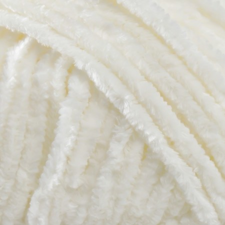 Yarn "Velour" 100% micropoliester 170m/100g (841 milk)-3