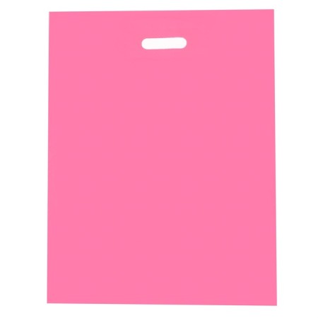 Polyethylene package with a cut pen, pink 40-50 cm, 30 μm