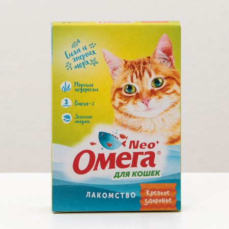 The treat NEO for cats, with seaweed, 90 tablets.-1