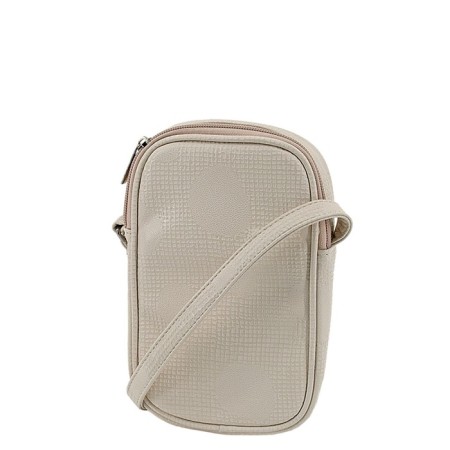 Cross-Body bag, lightning department, light-beige color 18x12x3.5cm