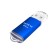 Флешка Maxvi MP, 64 Гб, USB2.0, чт до 25 Мб/с, зап до 15 Мб/с, синяя