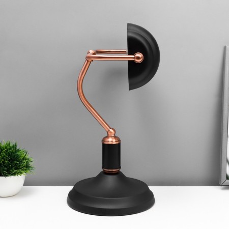 Banker table lamp E27 40W Black Copper 20x26x36cm-3