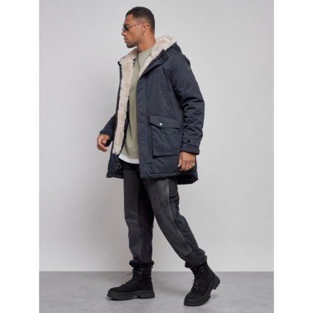 Winter male park, size 54, dark blue color-1