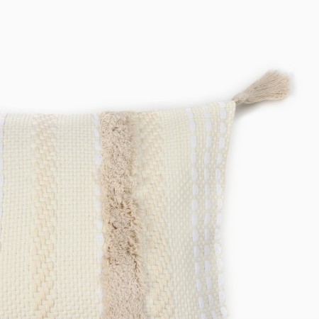 Pillowcase decorative Ethel Boho Line 30x50 cm, beige color, cotton-1