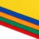 Color felt set, thick-2 mm, A4 format, soft, 5 sheets, 5 colors, bright colors