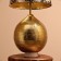 Tesla desktop lamp 1x60W, E27 golden 35x35x50 cm