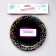 Disposable paper plate "VCL/Off", set of 6 pcs., 18 cm