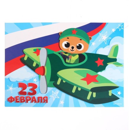 Application with feathers and rhinestones "from February 23" Bear-3