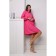 Dress shirt female looklikecat, size 52, pink color