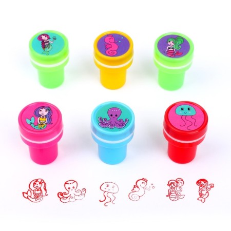 Printing color "sea inhabitants" set of 6 pcs.-1