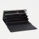 Women's wallet on magnets, black color