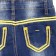Denim jumpsuit for girls, height 92 cm