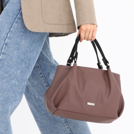 Bag Female, average size, brown color-7