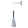 Bra "drop" E27 40W gray 10x10x35-135cm