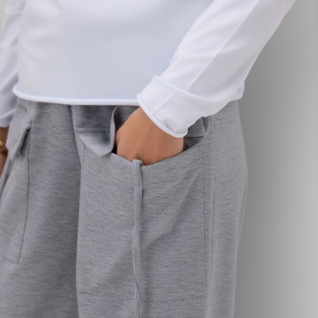 Women's pants cargo minku: casual collection color gray, river 44-4
