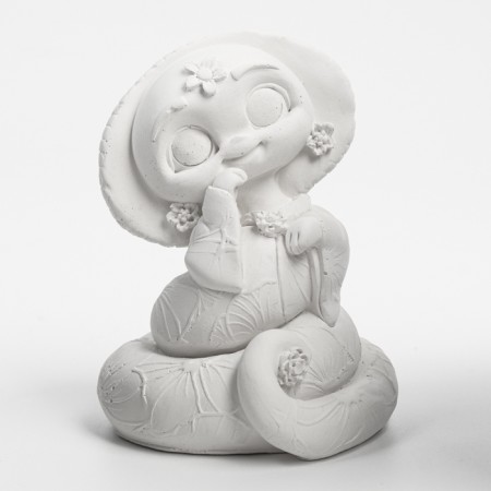 Figure for coloring "Snake in Panama", 7.5x6cm