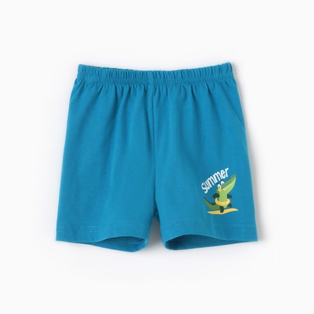 Shorts for a boy, sea color, height 74 cm