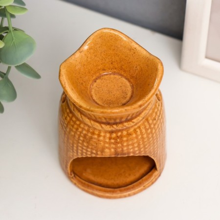 Aroma lamp ceramics "Bantik bag" MIX 9x6.5x6.5 cm-2