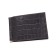 M-54 purse with a clamp, button, brown, dark, crocodile