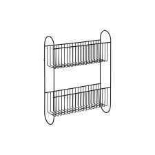 The shelf is rectangular