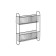 The shelf is rectangular