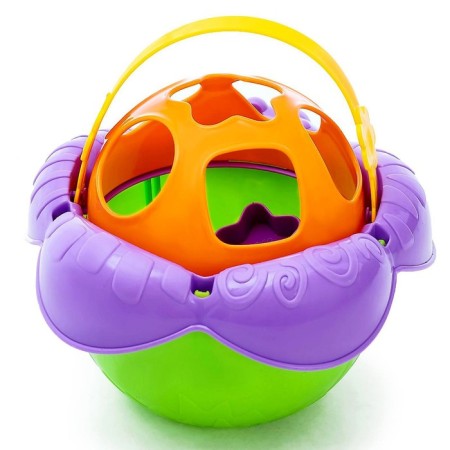 Didactic toy "Bucket Flower"-1