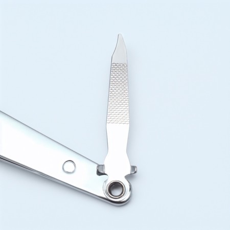 Kusachki - Pedicier, with a file, 7 cm, silver color.-6
