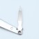 Kusachki - Pedicier, with a file, 7 cm, silver color.
