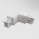 The internal corner Connector for the Technical TRA005CL-31W-R PAY STRECK system, 9.9x9.9x3.2 cm, white color