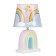 Rainbow table lamp E14 40W 20x20x33 cm Risalux