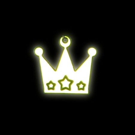The reflective element "Crown", 6 × 5.5 cm, color mix-3