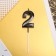 Candle for the cake, number "2", black.