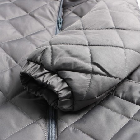 Children's jacket quilted, gray color, height 116 cm-7