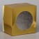 Confectionery packaging with a window, gold, 30 x 30 x 19 cm