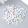 Decor for creativity Plastic "Bow" set 60 pcs matte mix 0.4x0.5 cm