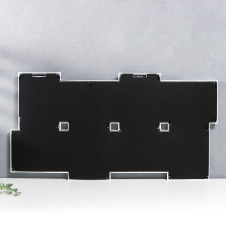 Platinum multiplite collage in 8 photos 10x15 cm, white with silver-1