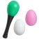 A set of rattles "Marakas: Black Hand and 2 testicles", Mix color, crumb I