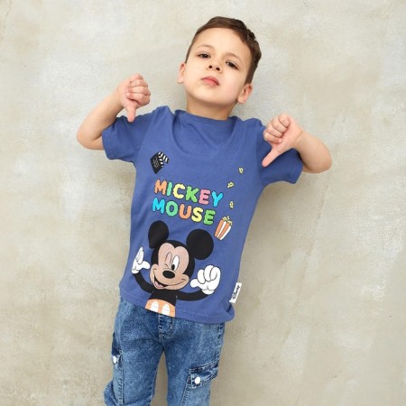 Children's T-shirt "Cinema" Mickey Mouse, height 86-92, blue