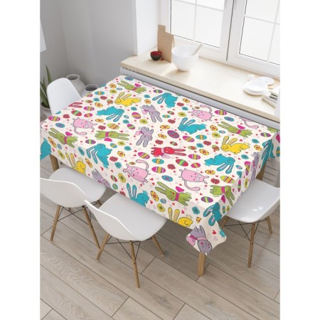 The tablecloth “Easter environment”, rectangular, Saten, size 145x180 cm